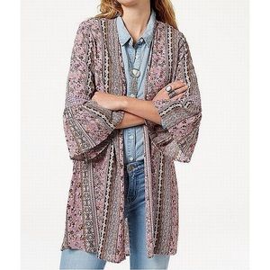 Pretty Lavender Print Gypsies & Moondust kimono